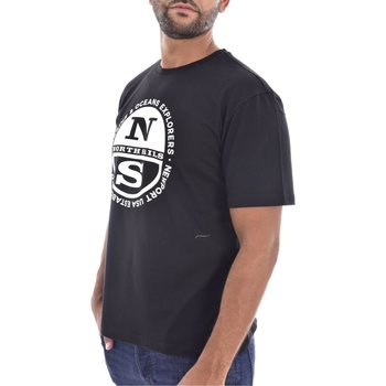 Abbigliamento Uomo T-shirt maniche corte North Sails maniche corte 2399 - Uomo Nero