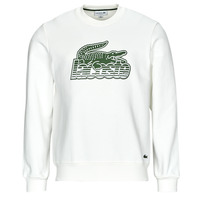 Abbigliamento Uomo Felpe Lacoste SH5087 Bianco / Verde