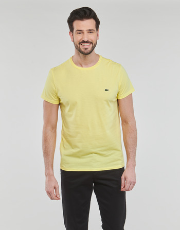 Abbigliamento Uomo T-shirt maniche corte Lacoste TH6709 Giallo