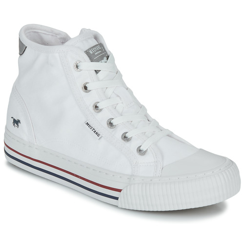 Scarpe Donna Sneakers alte Mustang 1420504 Bianco
