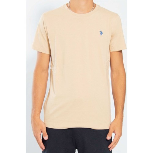 Abbigliamento Uomo T-shirt maniche corte U.S Polo Assn. MICK 49351 EH33 Beige