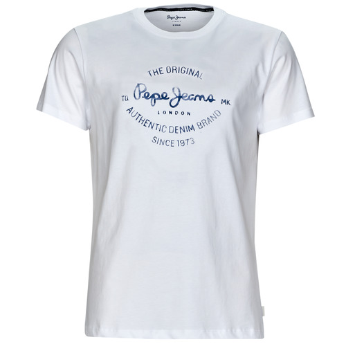 Abbigliamento Uomo T-shirt maniche corte Pepe jeans RIGLEY Bianco