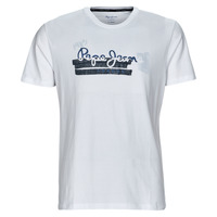 Abbigliamento Uomo T-shirt maniche corte Pepe jeans RAFA Bianco