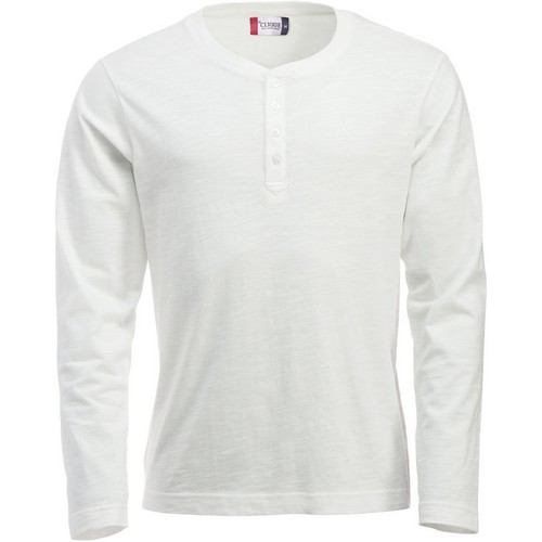 Abbigliamento Uomo T-shirts a maniche lunghe C-Clique Orlando Bianco