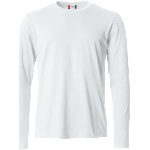 Abbigliamento Uomo T-shirts a maniche lunghe C-Clique Basic Bianco