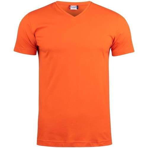 Abbigliamento T-shirts a maniche lunghe C-Clique Basic Arancio
