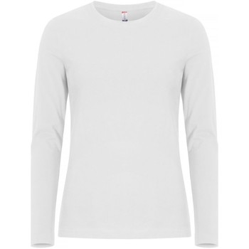 Abbigliamento Donna T-shirts a maniche lunghe C-Clique  Bianco