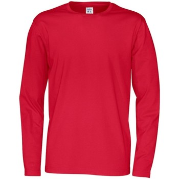 Abbigliamento Uomo T-shirts a maniche lunghe Cottover UB443 Rosso