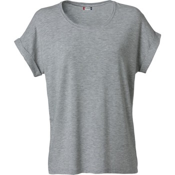 Abbigliamento Donna T-shirts a maniche lunghe C-Clique Katy Grigio