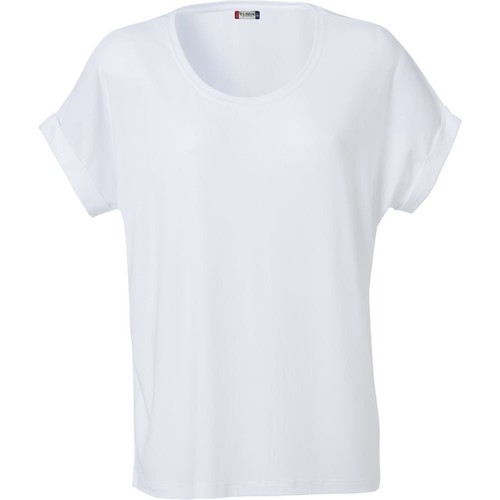 Abbigliamento Donna T-shirts a maniche lunghe C-Clique Katy Bianco