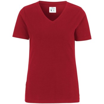 Abbigliamento Donna T-shirts a maniche lunghe Cottover UB685 Rosso