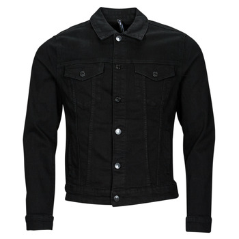Abbigliamento Uomo Giacche in jeans Only & Sons  ONSCOIN BLACK 4332 JACKET Nero