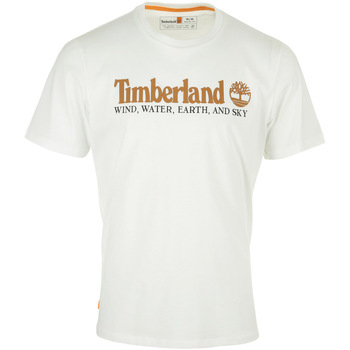 Abbigliamento Uomo T-shirt maniche corte Timberland Front Tee Bianco