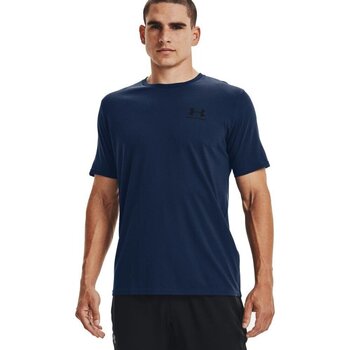 Under Armour T-Shirt Uomo Sportstyle Left Chest Logo Manica Corta Blu