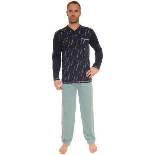 Abbigliamento Uomo Pigiami / camicie da notte Christian Cane BONIFACE Blu