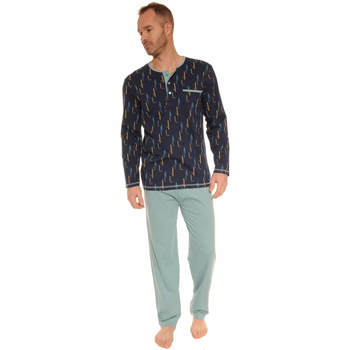 Abbigliamento Uomo Pigiami / camicie da notte Christian Cane BONIFACE Blu
