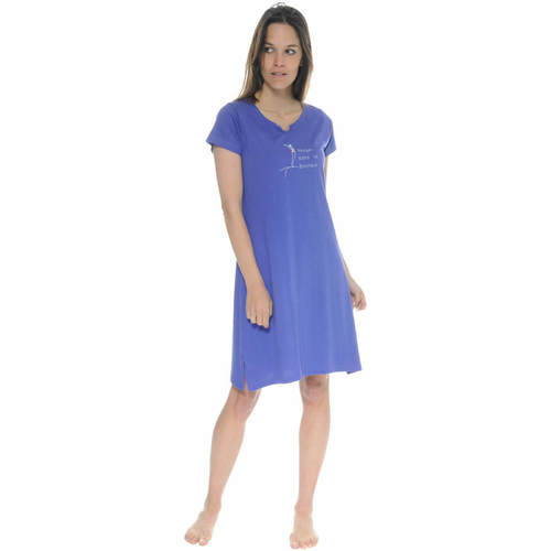 Abbigliamento Donna Pigiami / camicie da notte Christian Cane FAUSTINE Blu