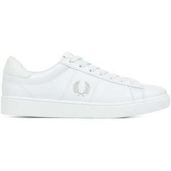 Scarpe Uomo Sneakers Fred Perry Spencer Leather Bianco