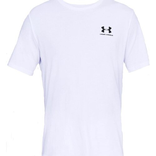 Abbigliamento Uomo T-shirt maniche corte Under Armour T-Shirt Uomo Sportstyle Left Chest Logo Manica Corta Bianco