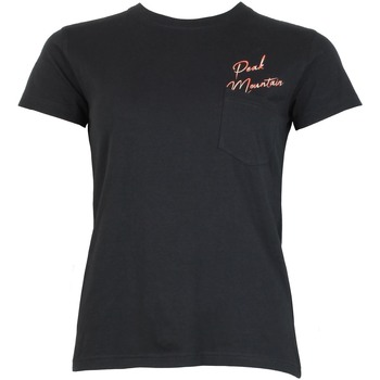 Abbigliamento Donna T-shirt maniche corte Peak Mountain T-shirt manches courtes femme AJOJO Nero