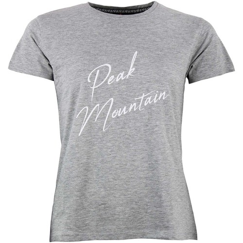 Abbigliamento Donna T-shirt maniche corte Peak Mountain T-shirt manches courtes femme ATRESOR Grigio