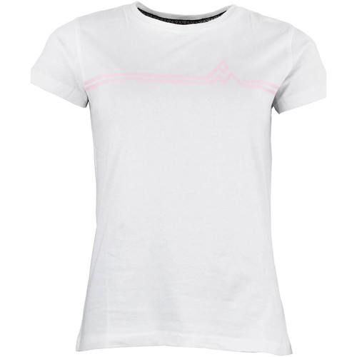 Abbigliamento Donna T-shirt maniche corte Peak Mountain T-shirt manches courtes femme AURELIE Bianco
