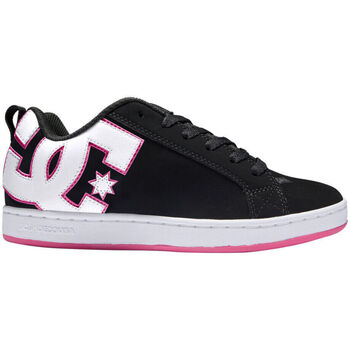 Scarpe Donna Sneakers DC Shoes Court graffik 300678 BLACK/HOT PINK (BHP) Nero