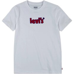 Abbigliamento Bambina T-shirt maniche corte Levi's 195913 Bianco