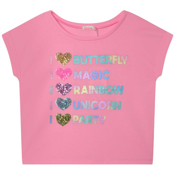 Abbigliamento Bambina T-shirt maniche corte Billieblush U15B48-462 Rosa