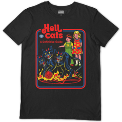Abbigliamento T-shirts a maniche lunghe Steven Rhodes Hell Cats Nero