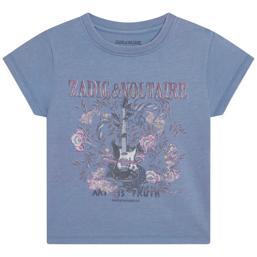 Abbigliamento Bambina T-shirt maniche corte Zadig & Voltaire X15383-844-C Blu