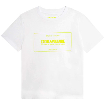 Abbigliamento Bambino T-shirt maniche corte Zadig & Voltaire X25355-N05-J Bianco