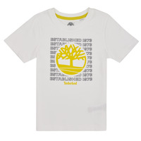 Abbigliamento Bambino T-shirt maniche corte Timberland T25T97 Bianco