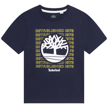 Abbigliamento Bambino T-shirt maniche corte Timberland T25T97 Marine