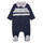 Abbigliamento Bambino Pigiami / camicie da notte BOSS J97203-849-B Marine / Bianco