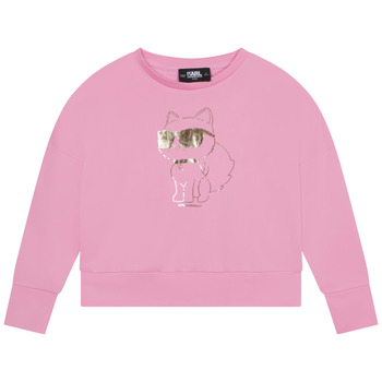 Abbigliamento Bambina Felpe Karl Lagerfeld Z15425-465-C Rosa