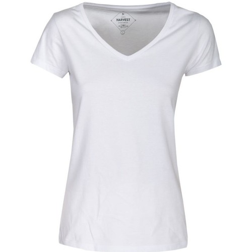 Abbigliamento Donna T-shirts a maniche lunghe James Harvest Whailford Bianco