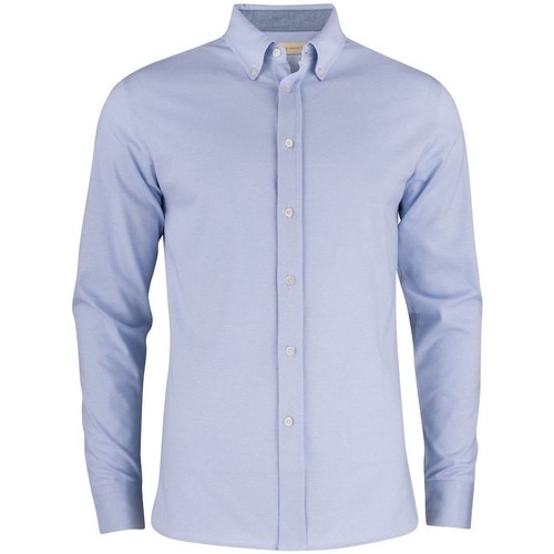 Abbigliamento Uomo Camicie maniche corte James Harvest Burlingham Blu