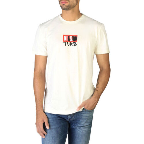 Abbigliamento Uomo T-shirt maniche corte Diesel - t-diegos-b10_0gram Bianco