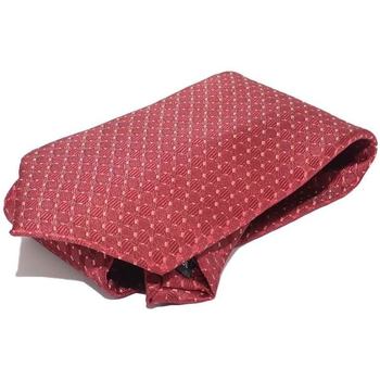 Abbigliamento Uomo Completi e cravatte Malu Shoes Set cravatta pochette e gemelli in cotone bordeaux con dettagli Rosso