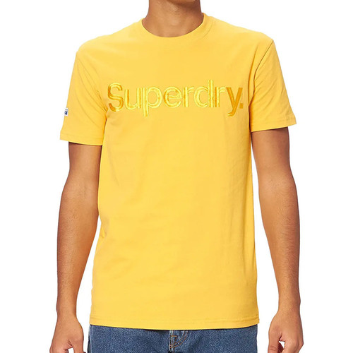 Abbigliamento Uomo T-shirt & Polo Superdry M1011213A Giallo