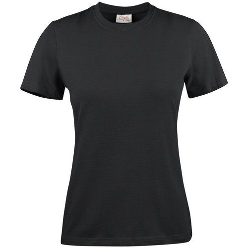 Abbigliamento Donna T-shirts a maniche lunghe Printer UB254 Nero