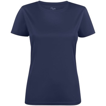 Abbigliamento Donna T-shirts a maniche lunghe Printer Red  Blu