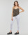 Abbigliamento Donna Jeans slim Only ONLBLUSH MID SK RAW ANK DNM REA0730 Bianco