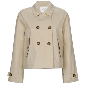 Abbigliamento Donna Trench Only ONLAPRIL SHORT TRENCHCOAT CC Beige