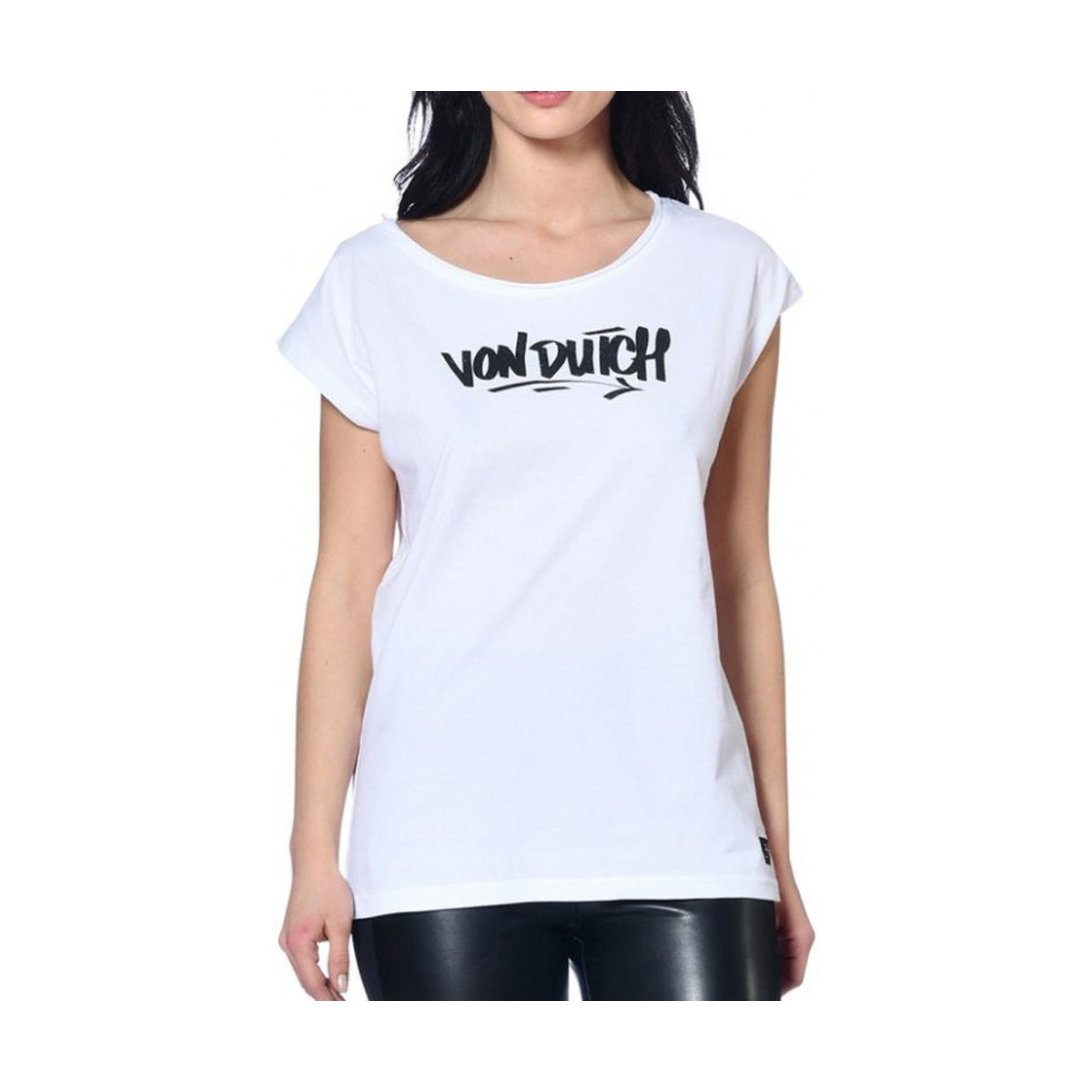 Abbigliamento Donna T-shirt & Polo Von Dutch VD/TRC/NLOGO Bianco
