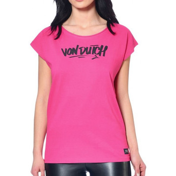 Abbigliamento Donna T-shirt maniche corte Von Dutch VD/TRC/NLOGO Rosa