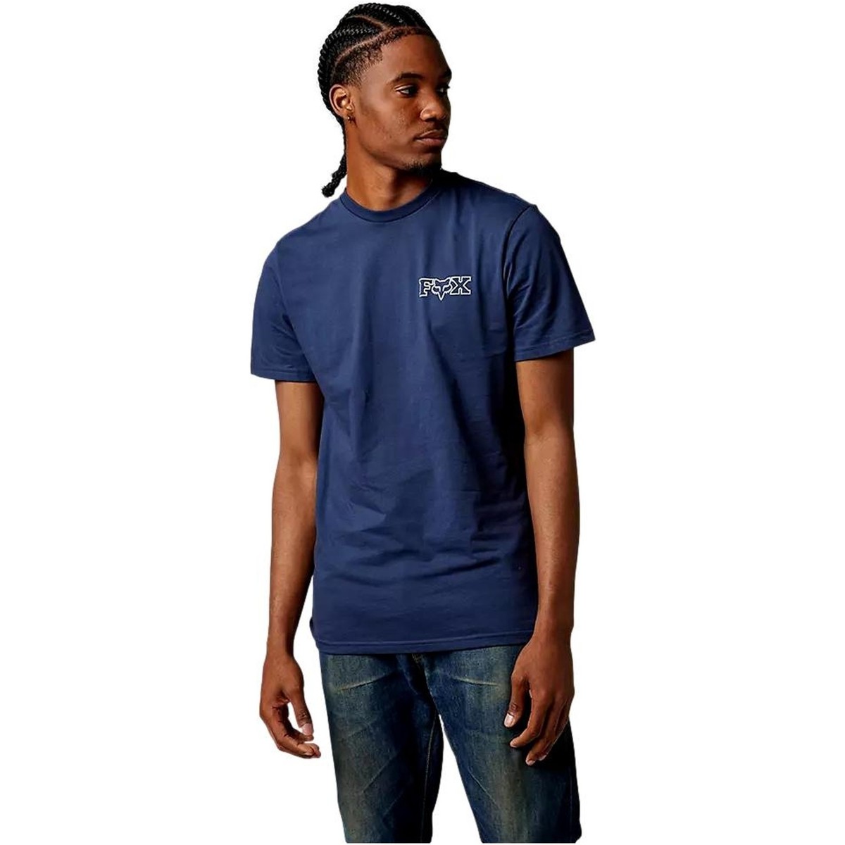 Abbigliamento Uomo T-shirt maniche corte Fox CAMISETA AZUL HOMBRE FOX OUT AND ABOUT 29785 Blu