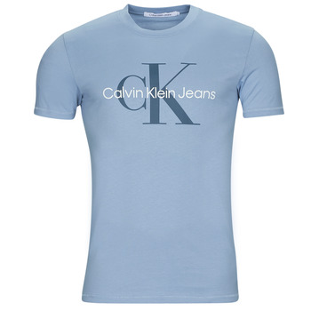 Abbigliamento Uomo T-shirt maniche corte Calvin Klein Jeans MONOLOGO TEE Blu