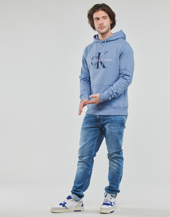 Calvin Klein Jeans MONOLOGO REGULAR HOODIE Blu